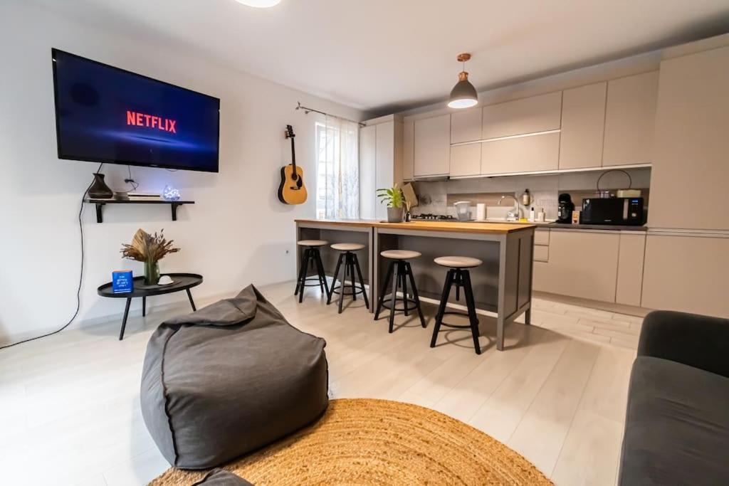 Arte - 2 Bedroom Apartment Near Coresi Mall With Free Parking ブラショフ エクステリア 写真
